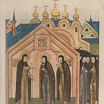 Беседа преподобных Исаакия и Макария с преподобным Сергием о служении